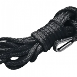 Black Winch Rope Synthetic 9.5mm