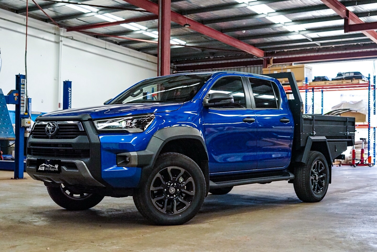 Blue Toyota Hilux Fit-Out