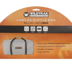 Wildtrak Leisure EXPLORER DUFFLE BAG LARGE 400G RIPSTOP CANVAS 60X30X30CM