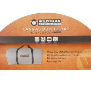 Wildtrak Leisure EXPLORER DUFFLE XLARGE 400G RIPSTOP CANVAS 80X40X40CM