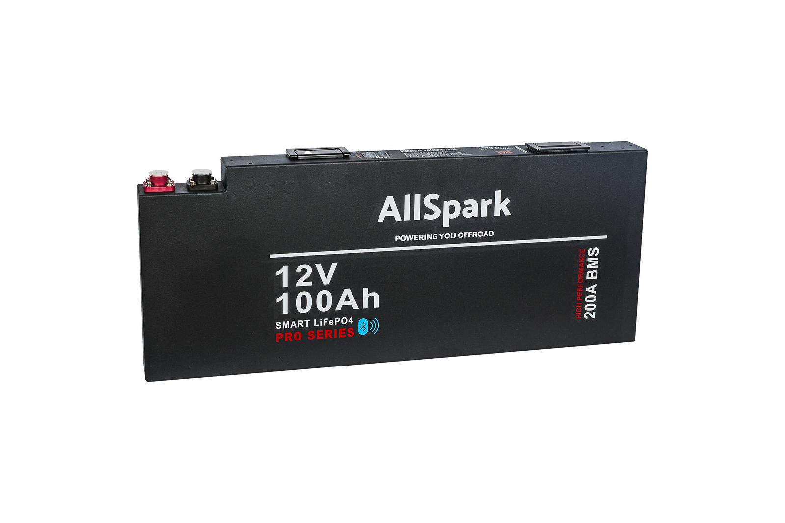 Allspark Ultra Slim 100ah Lithium Battery 12V with Bluetooth AS-10012LTUSBT