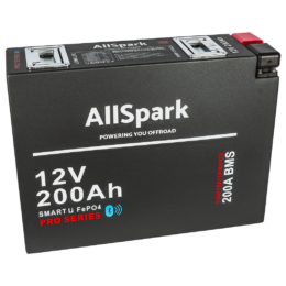 AllSpark 200Ah Slimline Lithium battery with Bluetooth 12V AS-12200SLIMBT