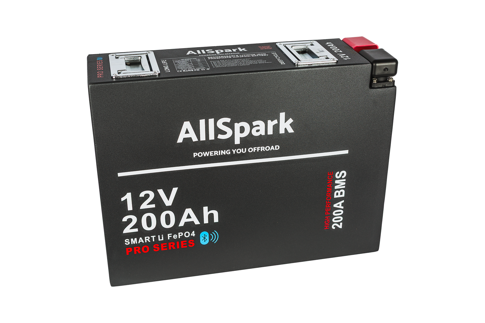 AllSpark 200Ah Slimline Lithium battery with Bluetooth 12V AS-12200SLIMBT