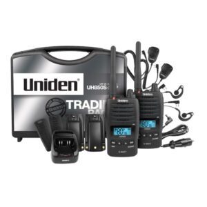 Uniden UHF Waterproof CB Handheld Tradies Pack 5 Watt