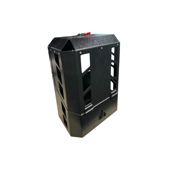 Paramount Boxes Lockable Jerry Can Holder Black