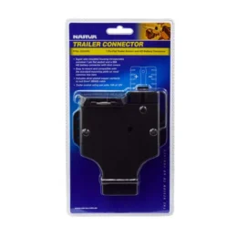 Narva 7 Pin Flat Trailer Socket with Heavy Duty Connector – 82048BL