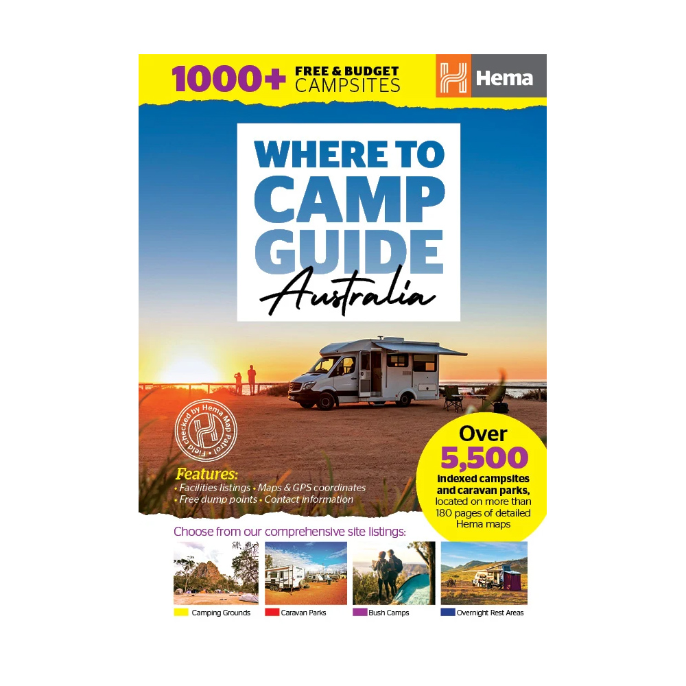 Hema Maps Where to Camp Guide 5970511