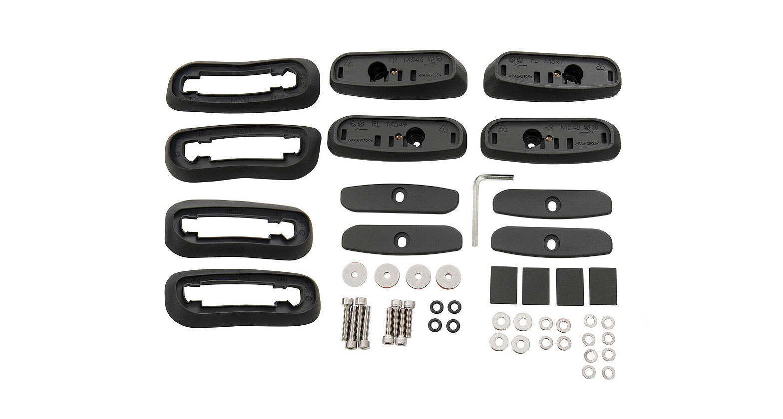 Rhino Rack RCP Base Kit (x4) – Volkswagen Amarok – RCP24-BK