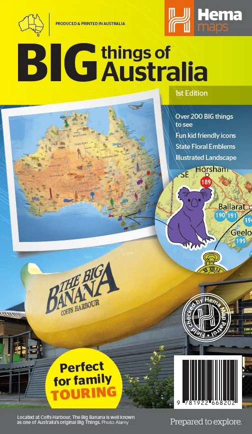 Hema Maps – Big things of Australia Map – 9781922668202