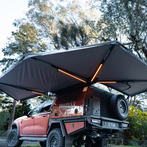 Trojan Canopies 270 XL Awning – With Zip entry - 270XL-INST