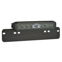 10″ EX2 Blackout Light Bar Single Row Licence Plate