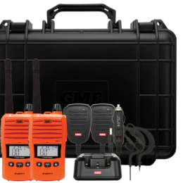 GME TX6165 5 Watt UHF CB Handheld – Blaze Orange – Twin Pack
