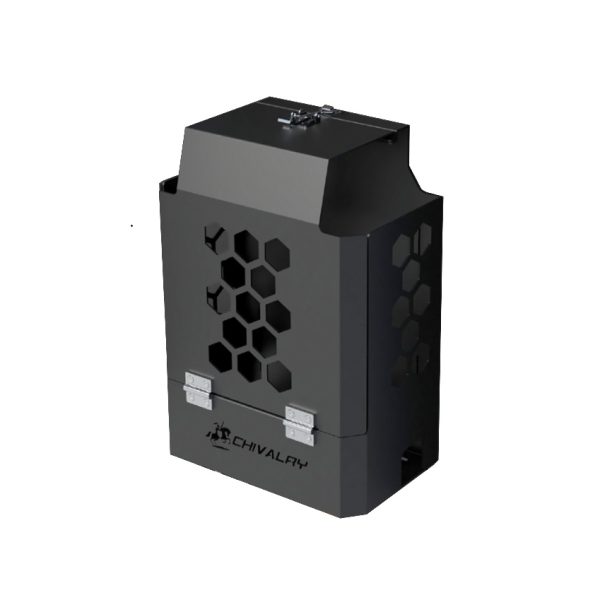 Chivalry Lockable Jerry Can Holder Black - Flat Alloy 20L