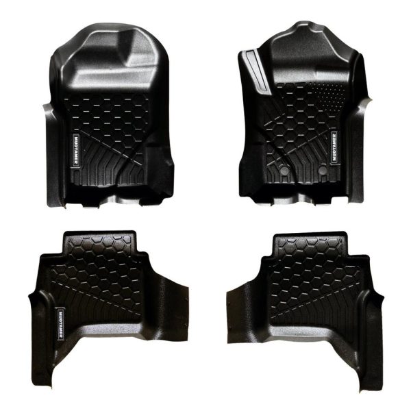 Mudtamer Next Gen Ford Ranger/Raptor Floor Mats 2022+ & Super Duty 2025+ Full Set