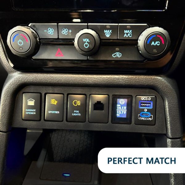 Pirate Camp Co. Dash Switch Cluster – Ford Everest 2022+ Ambiente