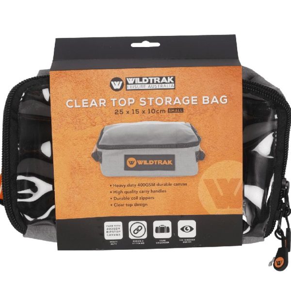 Pirate Camp Co LongHaul Clear Top Canvas Bag Small