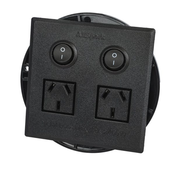 AllSpark Dual Outlet Flush Mount Power Board
