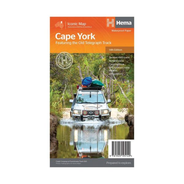 Hema Maps - Cape York Map – Featuring the Old Telegraph Track