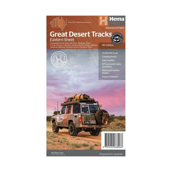 Hema Maps - Great Desert Tracks – Eastern Sheet 8th Edition