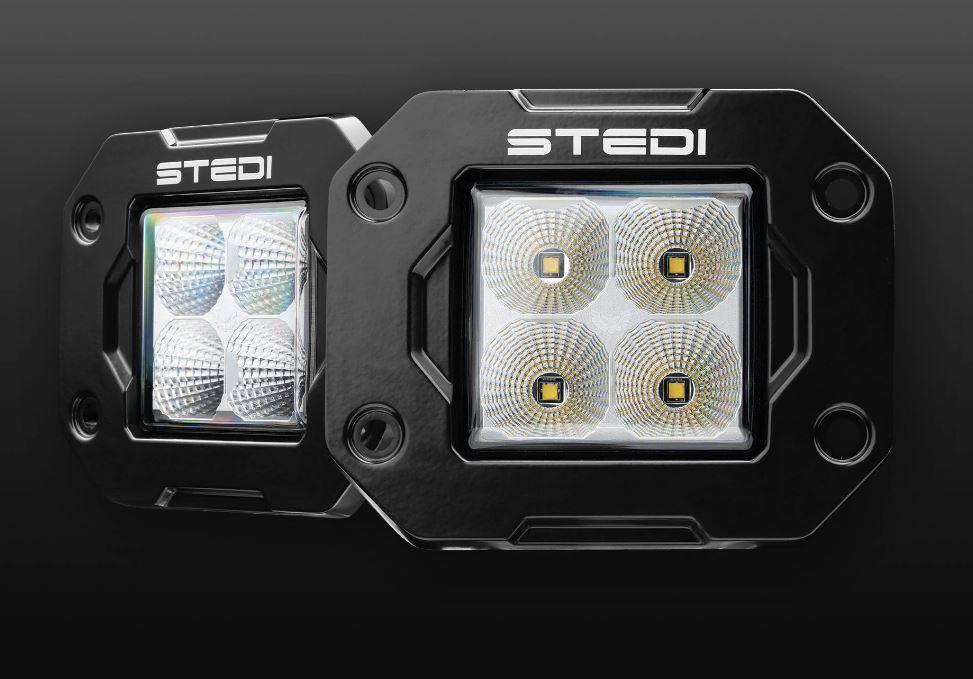 STEDI G4 Black Flush Work Light - Image 3