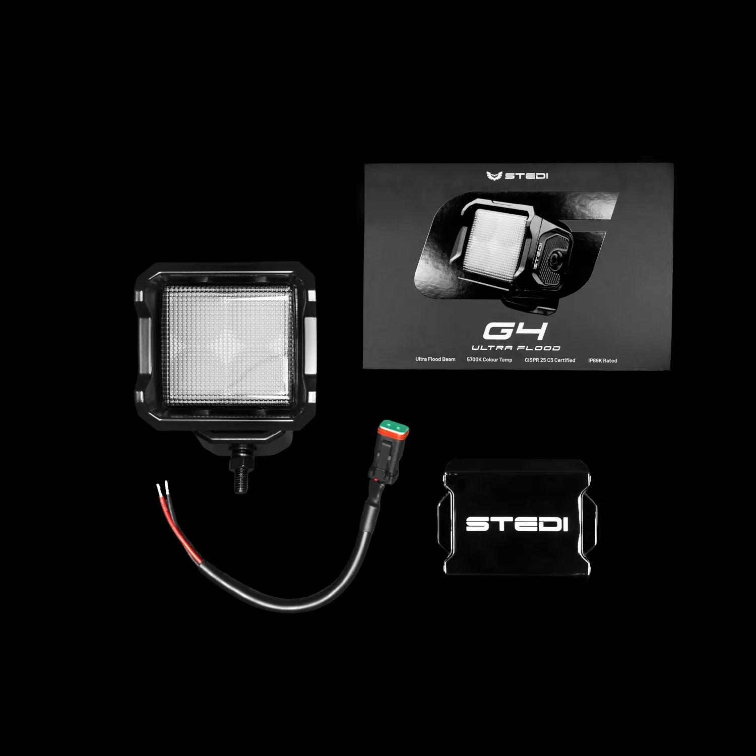 STEDI G4 Black Flush Work Light - Image 2